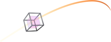 Orbite avec cube rose PNG, SVG