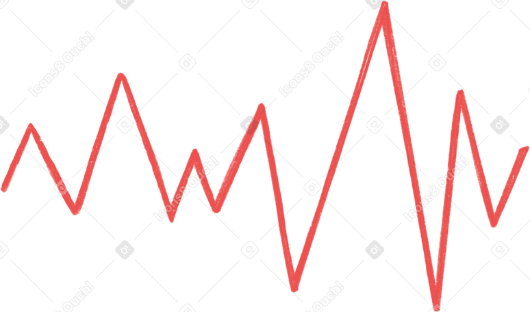 red heart pulse line в PNG, SVG