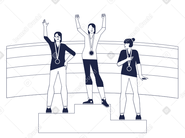 Vincitori di medaglie olimpiche PNG, SVG
