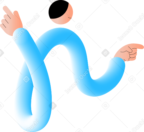 guy pointing at something PNG, SVG