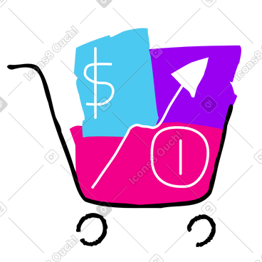 Financial Success animated illustration in GIF, Lottie (JSON), AE