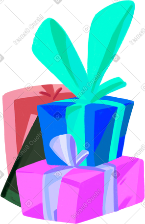 gift boxes PNG, SVG