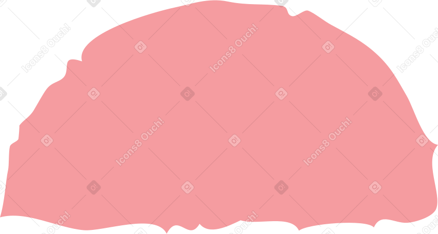 pink semicircle PNG, SVG