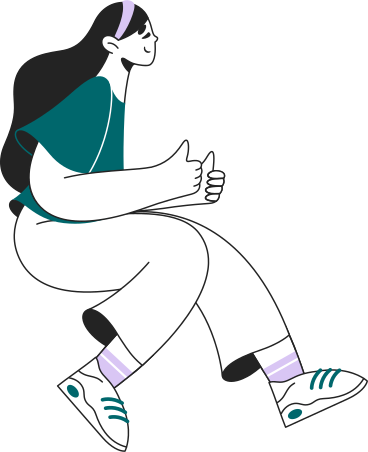 sitting girl holding something in her hands PNG, SVG