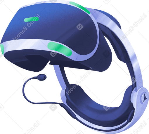 virtual reality glasses in perspective PNG, SVG