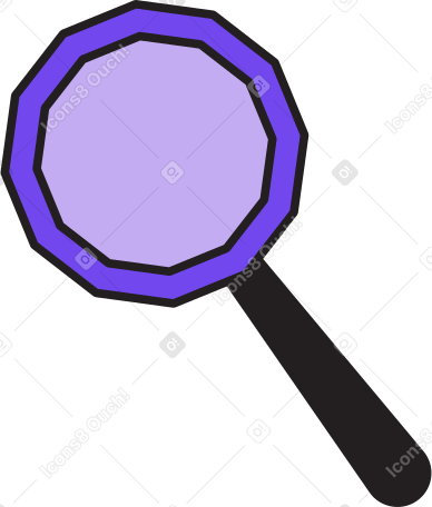 search magnifying glass Illustration in PNG, SVG