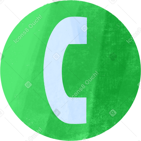green incoming call icon PNG, SVG