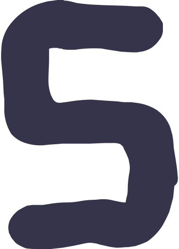 Number five PNG, SVG