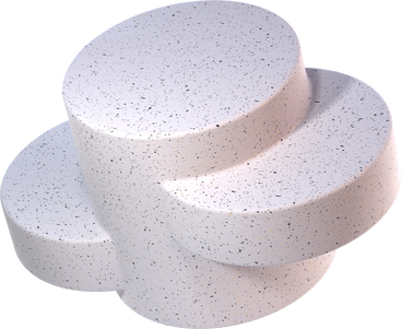 stacked stone disks with speckled texture PNG, SVG