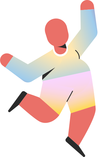 Chubby child jumping PNG, SVG