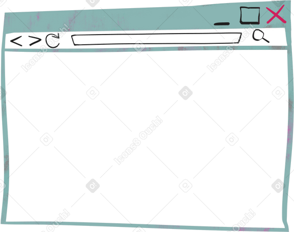 fenêtre du navigateur PNG, SVG