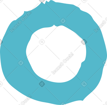 Blue ring shape PNG, SVG