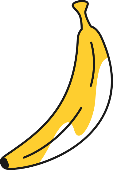 banane PNG, SVG