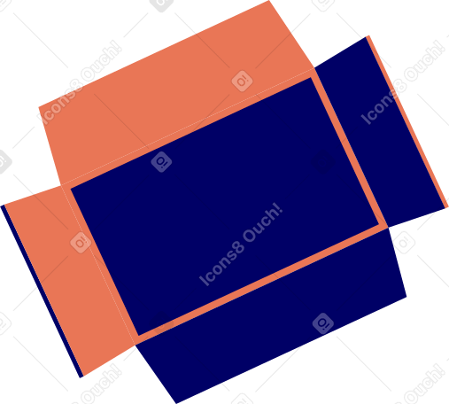open empty box Illustration in PNG, SVG