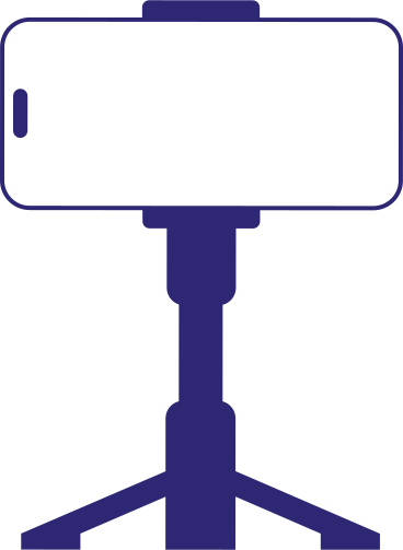 Phone with stand bracket PNG, SVG