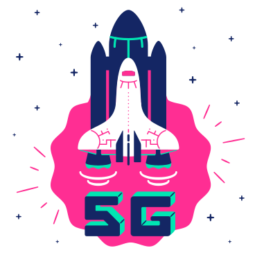 5G internet PNG, SVG