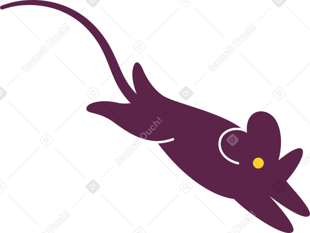 mouse Illustration in PNG, SVG