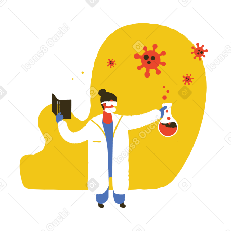 Laboratory Illustration in PNG, SVG