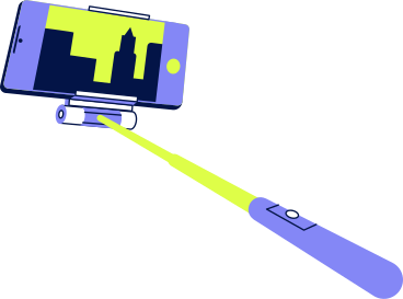 selfie-stick mit telefon PNG, SVG