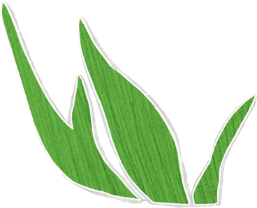 green stretched leaves PNG, SVG