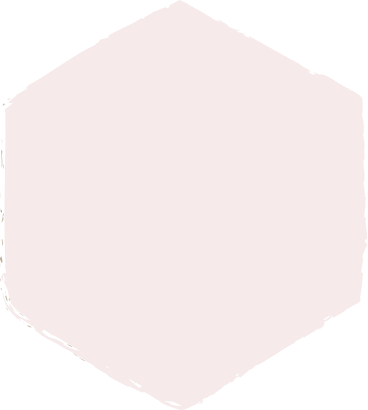Light pink hexagon PNG、SVG