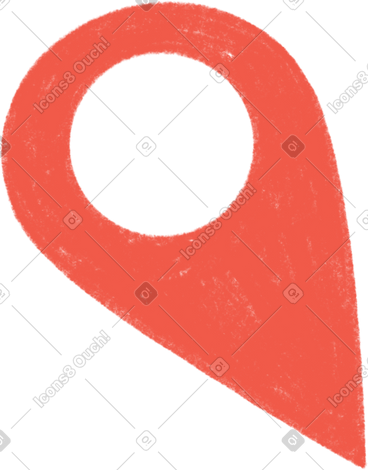 Red location icon PNG, SVG