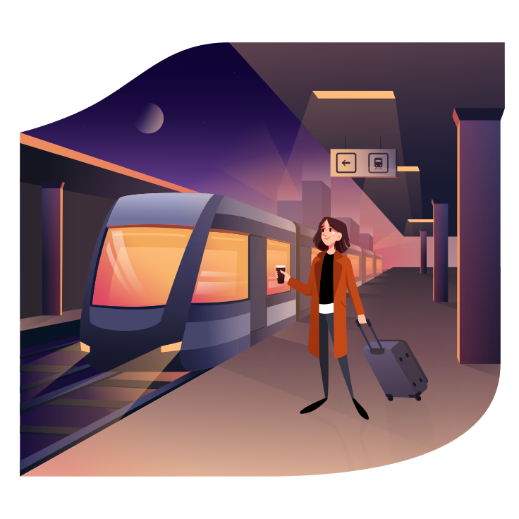 Illustrations vectorielles Train