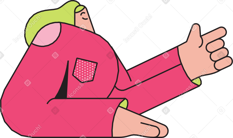 woman pointing her finger at something PNG, SVG