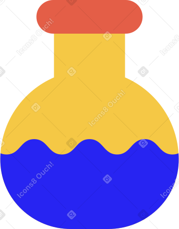 vase with liquid Illustration in PNG, SVG