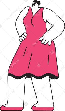 woman posing for photo PNG, SVG