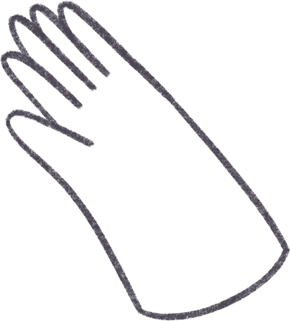 rubber glove Illustration in PNG, SVG