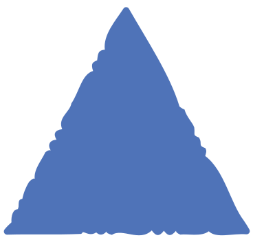 Blue triangle PNG、SVG
