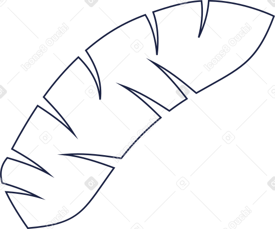 palm leaf background Illustration in PNG, SVG