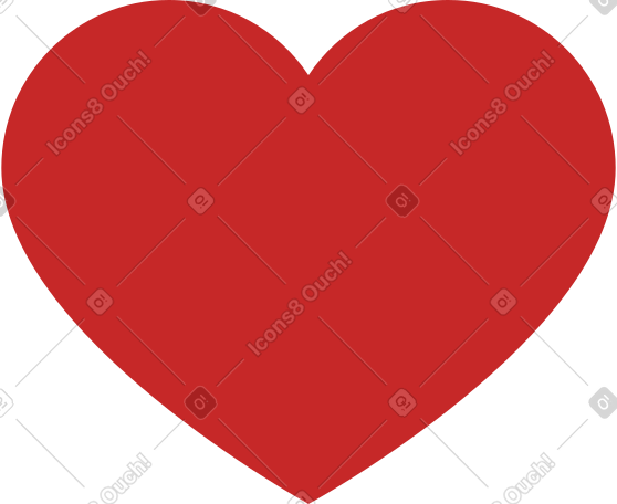 red heart PNG, SVG