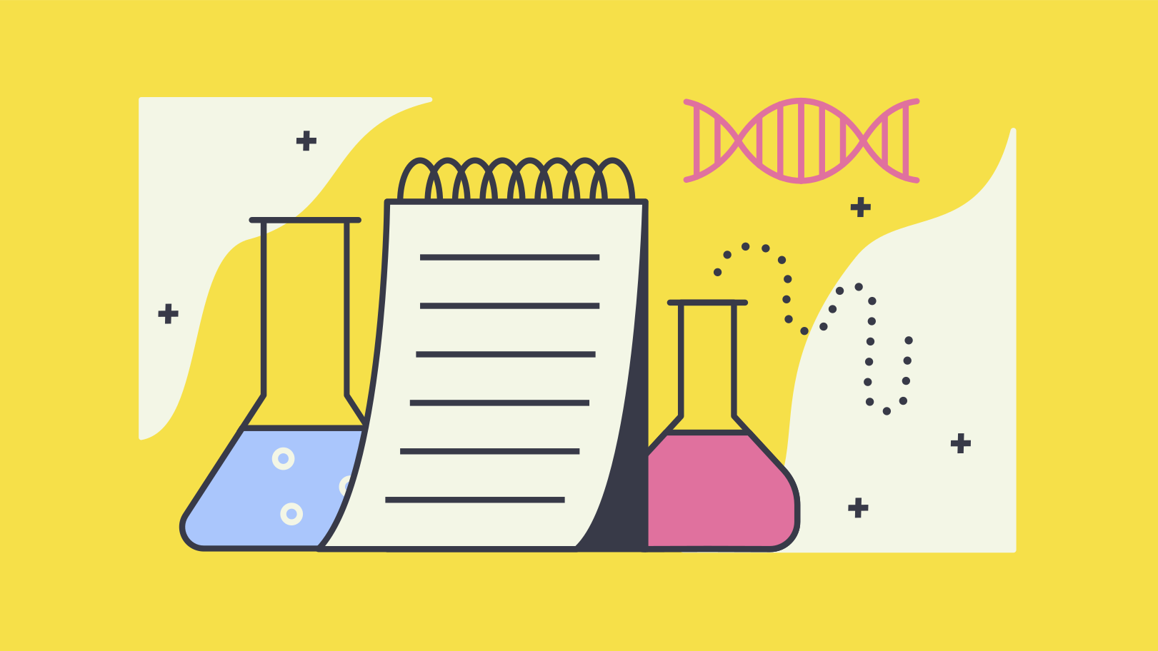 Biotech Illustration in PNG, SVG
