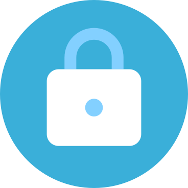 icon of the lock in the circle PNG, SVG