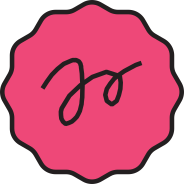 pink sticker with text animated illustration in GIF, Lottie (JSON), AE