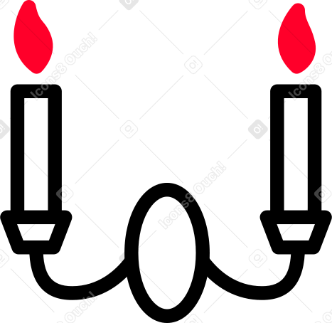 wall candlestick Illustration in PNG, SVG