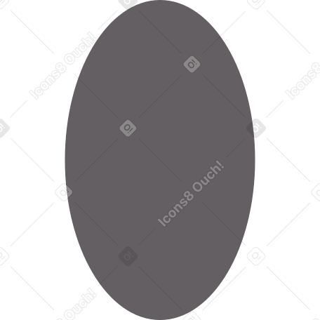 ellipse grey Illustration in PNG, SVG