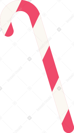 tricolor candy cane Illustration in PNG, SVG