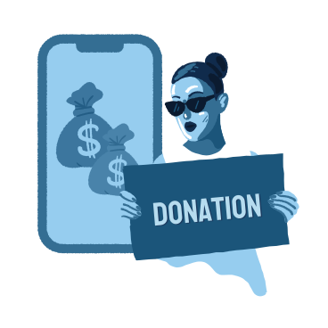 Online donation PNG, SVG