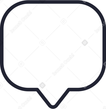 speech bubble Illustration in PNG, SVG