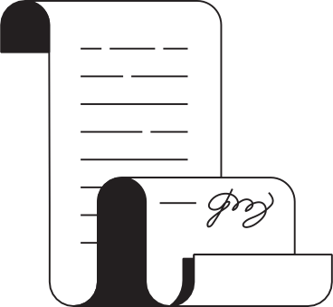 Blatt papier mit text und unterschrift PNG, SVG