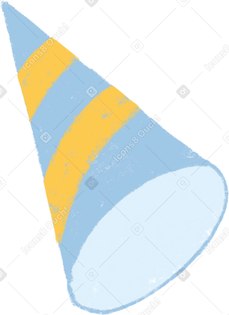 blue cap with yellow stripes в PNG, SVG