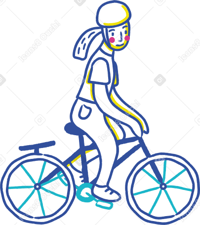 bicyclist PNG, SVG