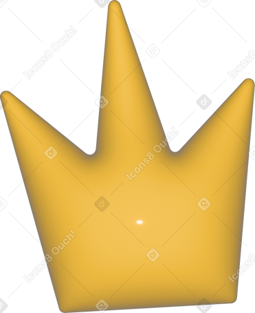 yellow crown PNG, SVG