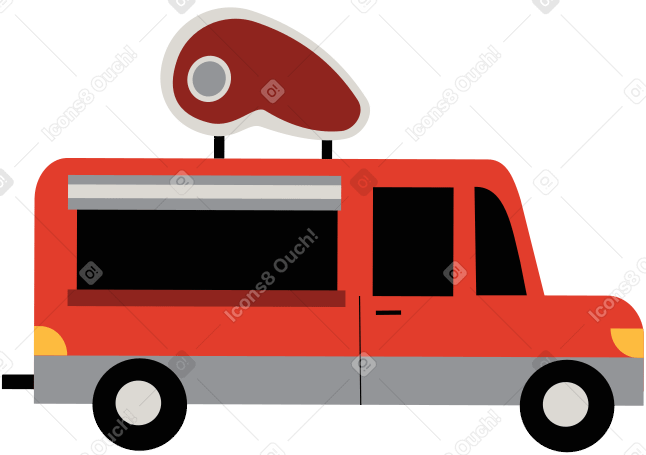 caminhão de comida PNG, SVG