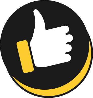 thumbs up icon animated illustration in GIF, Lottie (JSON), AE