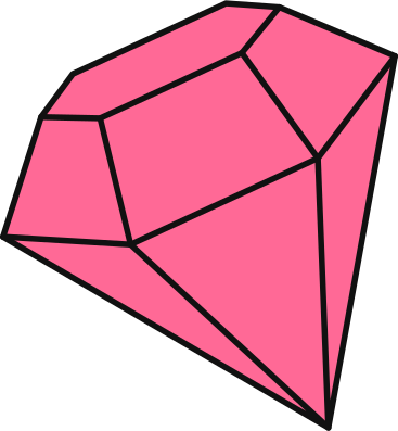 diamante rosa PNG, SVG