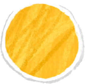 yellow round confetti PNG, SVG